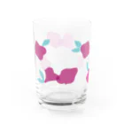 Makoto Funatsu Shopのふわふわ花柄 Water Glass :left