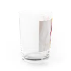 Art Room SunSのブーゲンビリアの絵 Water Glass :left