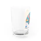 熊活のすゝめの熊活のすゝめ　夏くまver Water Glass :left