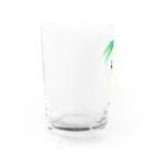 パンダむんのヤシの木に Water Glass :left