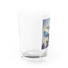 むすの敬礼ちびキャラ Water Glass :left