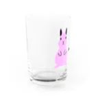 天十里SHOPのI love rabbits. Water Glass :left