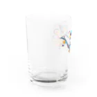 鳥救うSUZURIの『ソーダ水からうまれたとり』【寄付付き商品】 Water Glass :left