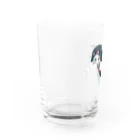 紫時雨のグラス　ニトロ Water Glass :left