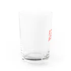 ゴリのpixelart(ひよこ) Water Glass :left