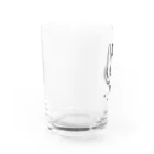 弾道帰宅部のチョコまきうさぎ Water Glass :left