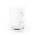 ｓの店（SUZURI店）のくじらないん Water Glass :left