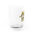 835EMIKOの虎男3匹 Water Glass :left