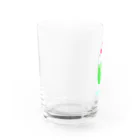 キャリー峰子のクリームソーダ猫 Water Glass :left