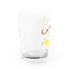 金もち白蛇の金もち白蛇様(赤目) Water Glass :left