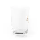 Bordercollie Streetのch-latte5 Water Glass :left