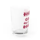 キッズモード某のチャリロゴアーガイル(azuki) Water Glass :left