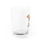 Vasetti_pressのパーカーを着ているワンちゃん Water Glass :left