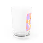 雑貨屋のオソラさんのあっかんべー Water Glass :left