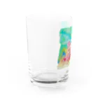 onmycolorの楽描き店のめんだぁこさん Water Glass :left