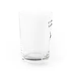 NIKORASU GOのユーモア歴史デザイン「いいじゃないか、しんげんだもの」（Tシャツ・パーカー・グッズ・ETC） Water Glass :left