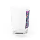 NEON CITYのネオンシティ シリーズ Don't look at yourself through their eyes Water Glass :left