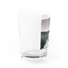 manopinoのおしゃれな街！サントリーニ島 Water Glass :left