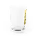 ノビ山本のトヤマンボウSHOPっぷの黄色リンゴ！梨じゃないよ！！ Water Glass :left