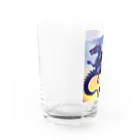 幸せアートワールドのCOOLな龍 Water Glass :left