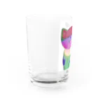 bokenasuの幸運を呼ぶ⁈虹色ネコ助 Water Glass :left