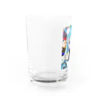 chicodeza by suzuriのピースガール Water Glass :left