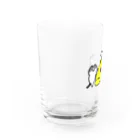 _zombieの猫とぴよたそ Water Glass :left