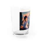 卯月なのかのTwilight Journey　〜黄昏に染まる世界の旅〜　No.3「スカイガーデン」 Water Glass :left
