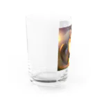 kpop大好き！のかわいい猫のイラストグッズ Water Glass :left