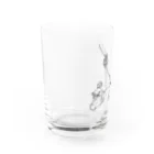 Neznayer shopのChicken doodle Water Glass :left