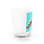 SHININGのカワセミのイラストグッズ Water Glass :left