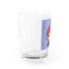 satomatoのイラストのギターを弾くトマトくん Water Glass :left