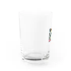 toukainogennのボードに乗る犬 Water Glass :left