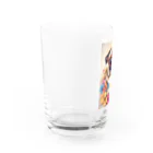 LEONのWe♥PUG　色彩（パグ大好き！） Water Glass :left