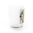 kuri_AMERICANのバイクに乗ったラットフィンク Water Glass :left