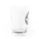 いちみるshopのWRMT BLACK LOGO Water Glass :left