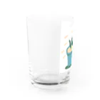 チャッピーの日光を浴びる Water Glass :left