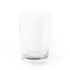 ナポリのSUZURIの寝そべりうさちゃん Water Glass :left