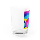おしゃれなシティグッズの色鮮やかおしゃれアート Water Glass :left