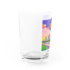 フィットネスパパの水彩のマニラグッズ Water Glass :left