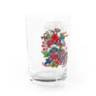 JapaneseArt Yui Shopの咲き誇れ Water Glass :left