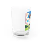 八雲のサッカーガール Water Glass :left