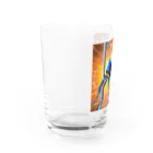 yorozuya4628のドット絵　クモ　スパイダー　ピクセル画像 Water Glass :left