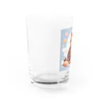 M_YKのネコチヤン Water Glass :left