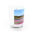 y-u-ki0179の富士山と本栖湖と芝桜 Water Glass :left