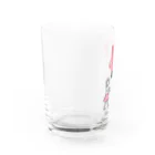 たつみなつこのバラを持つ女の子 Water Glass :left