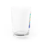 KeishopCreations - 日本の美をあなたにのハンドメイドリメイク着物青 Water Glass :left