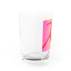 Maruchannのイニシャルk Water Glass :left