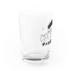 ダメ派遣男まさお君とニャンズのお店のまさお君グラス Water Glass :left