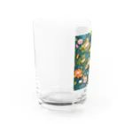 sagimoriのカエルアート Water Glass :left